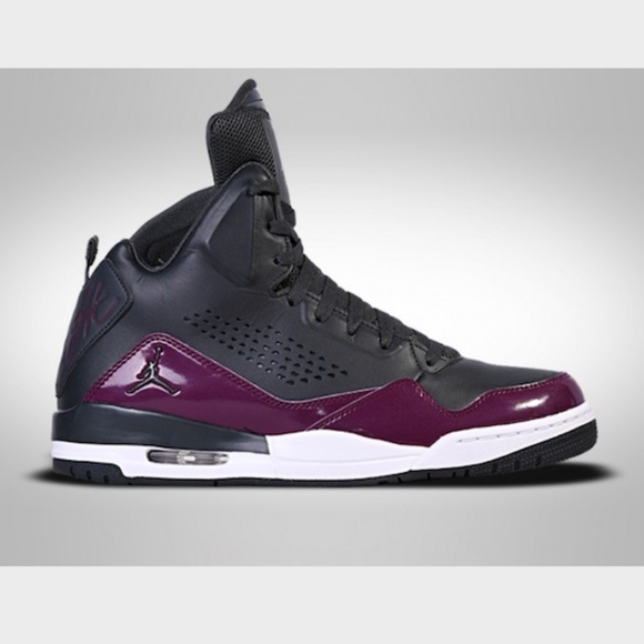 jordan flight purple and black